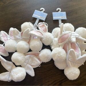 Ashland White and Pink Bunny Garland